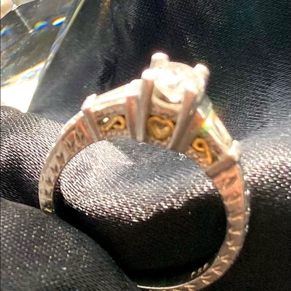 Engagement platinum ring - Picture 3 of 7